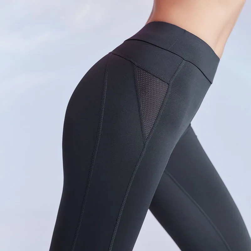 

Women's New Yoga Pants Mesh Light Breathable Slimming High Elasticity Gym Running Fitness Fashion Professional Yoga Pants