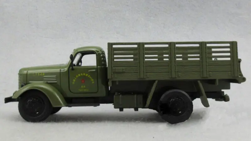 Литье под давлением Военная Jiefang модель грузовика 1:32 автомобиль и Свет Звук армейский зеленый детская игрушка