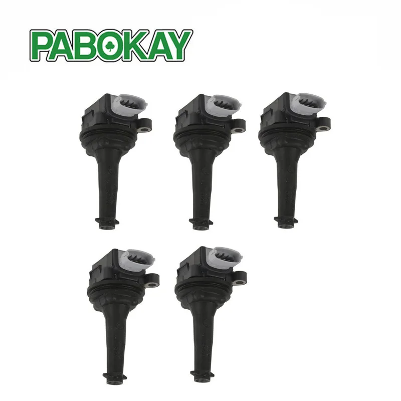 

NEW for Volvo C30 S40 Set of 5 Ignition Coil 30713417 8677837 307134170 IC01101 ZSE055 0040102055 0221604010 20498 GN10331-12B1