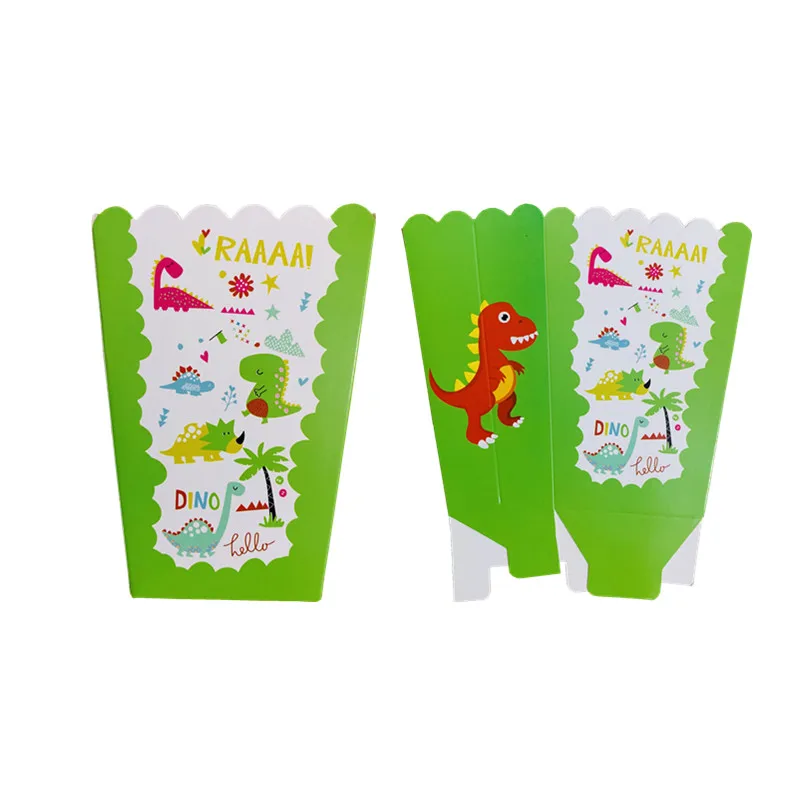 Динозавр тема детский душ принадлежности Набор одноразовой посуды Бумага