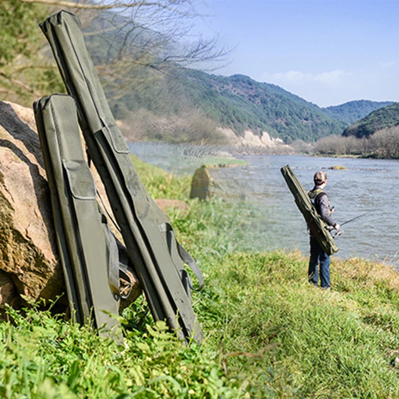 Переносная сумка для удочки из ткани Оксфорд тканевая хранения рыболовных