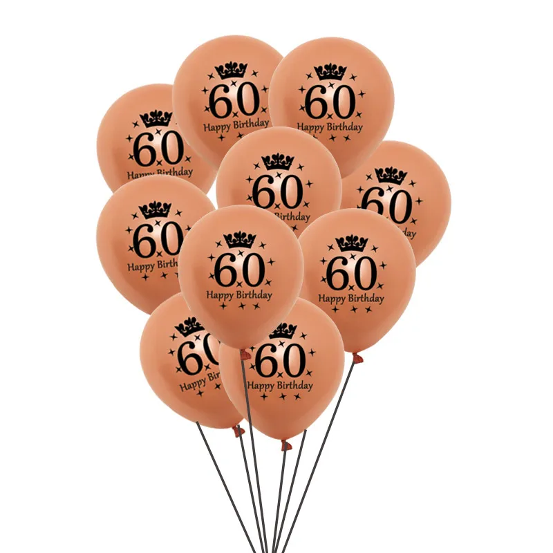 10 шт. латексные воздушные шары из розового золота 12 дюймов|Воздушные и