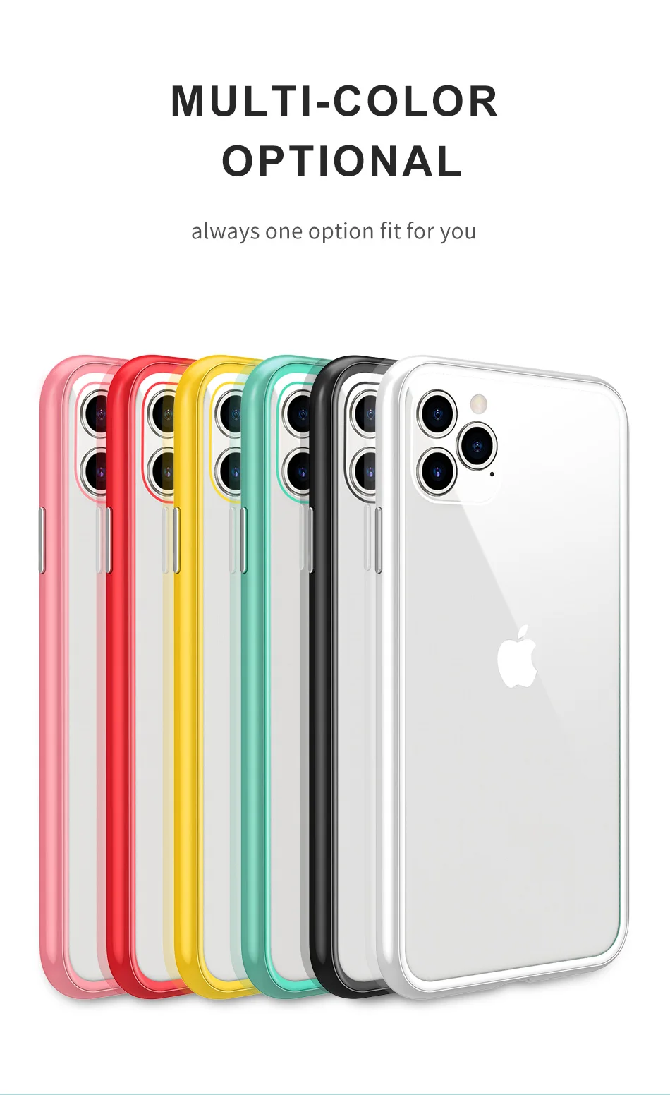 Мягкий Металлический магнитный чехол для телефона для iPhone 11 Pro XS Max XR X, мягкий ПК Жесткий чехол s для iPhone 8 7 Plus, крепкий цветной чехол Простой и стильный, легкий, роскошный чехол для мобильного телефона