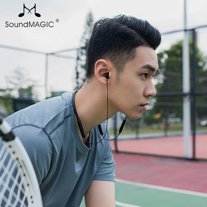 Беспроводные наушники SoundMAGIC E11BT bluetooth v5.0 спортивные легкие наушники-вкладыши с