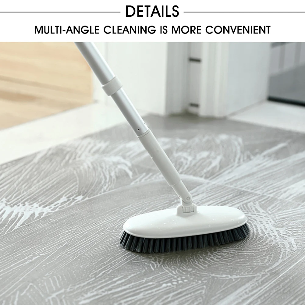 

High Quality Telescopic Alloy Long Handle Brush Bathroom Cleaning Brush Bathroom Bath Brush Tiles Tile Floor Brush Kitchen Tools