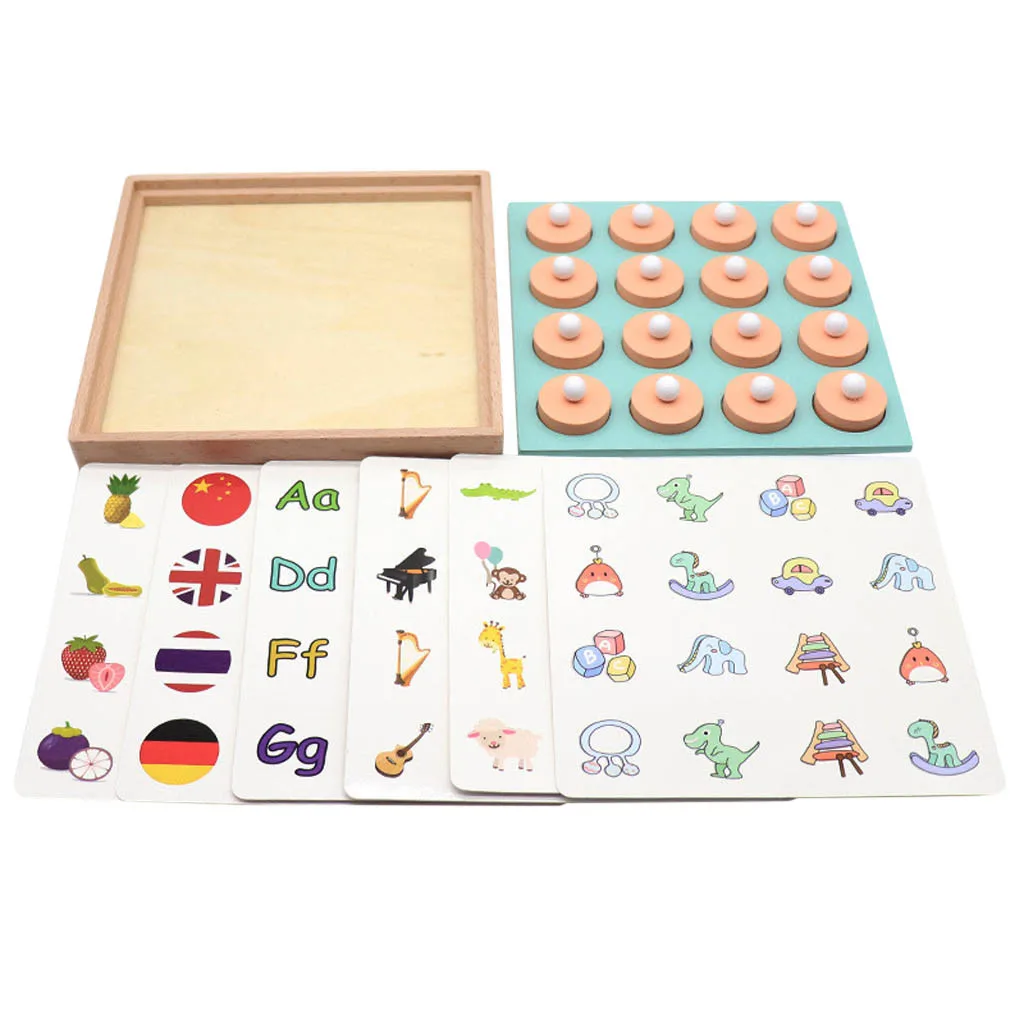 Детская деревянная палочка для запоминания шахматная игра интеллектуальная Iq