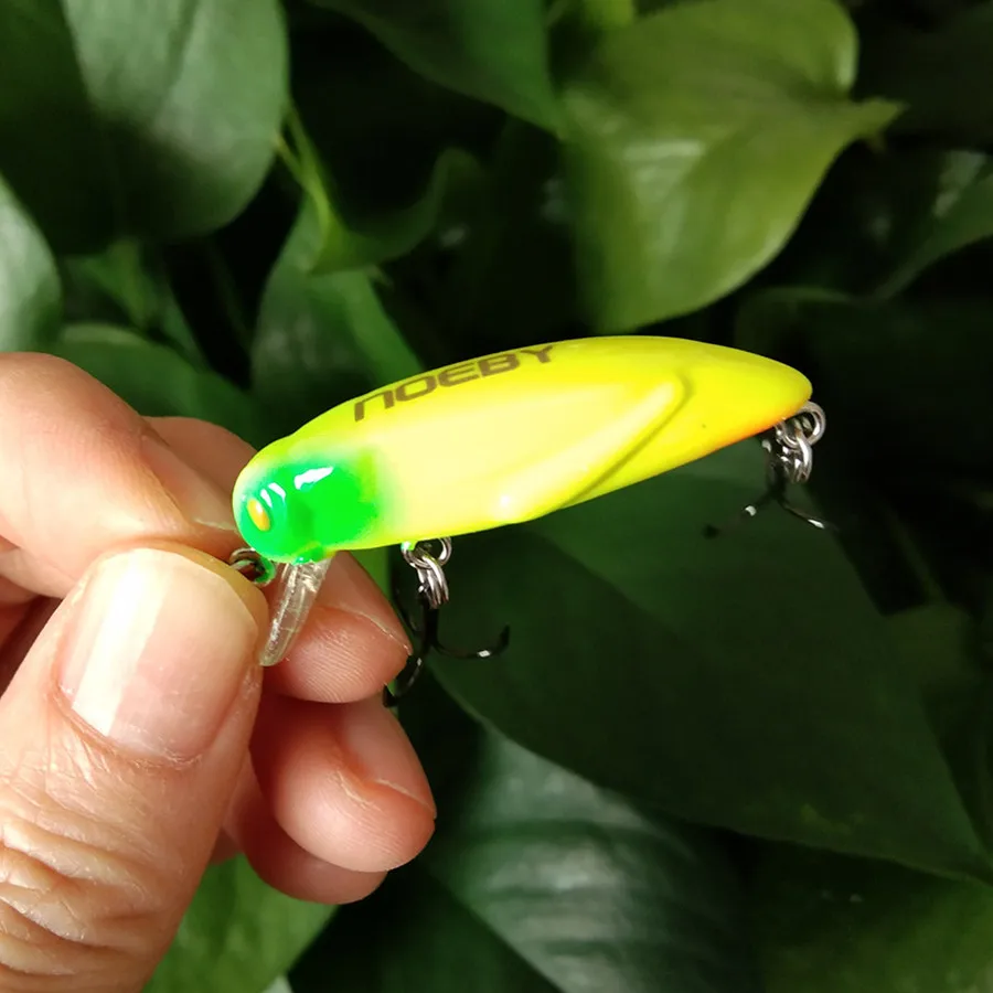 

NOEBY 5pcs 37mm/2g Sinking 0.2-0.6m Trout Hard Bait Fishing Lure Artificial Insect Bait Leurre Dur Peche Isca Pesca Souple