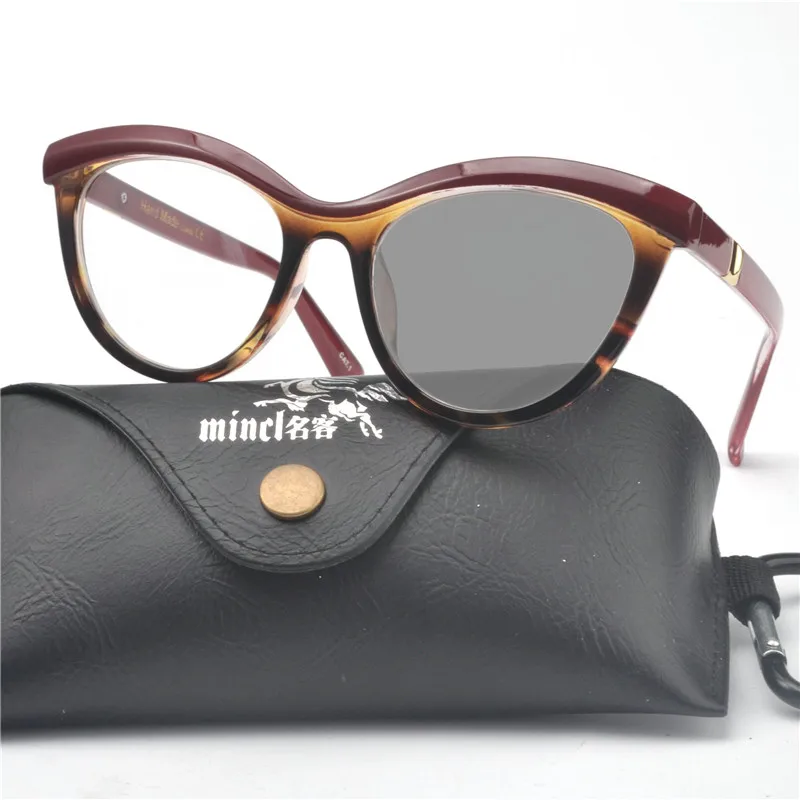 Близорукость Солнцезащитные очки с фотохромной отделкой Леопард для женщин