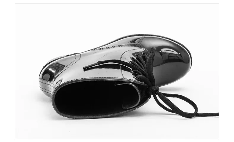 Aleafalling/женские непромокаемые ботинки на шнуровке водонепроницаемые высоком