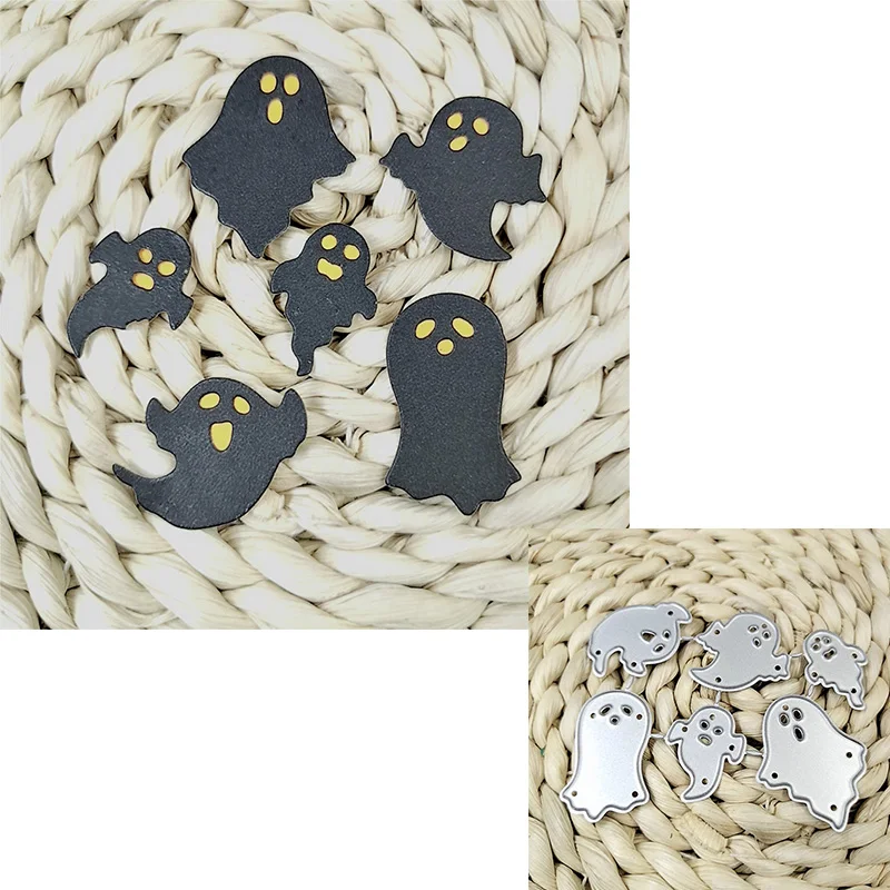 Подходит для Хэллоуина металлический высекальный штамп DIY бумажная карточка