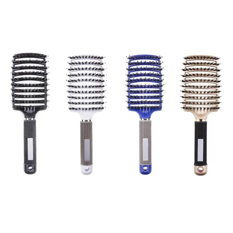 

Hair Scalp Massage Comb Hairbrush Bristle Nylon Women Wet Curly Detangle Hair Brush for Salon Hairdressing Styling Tools