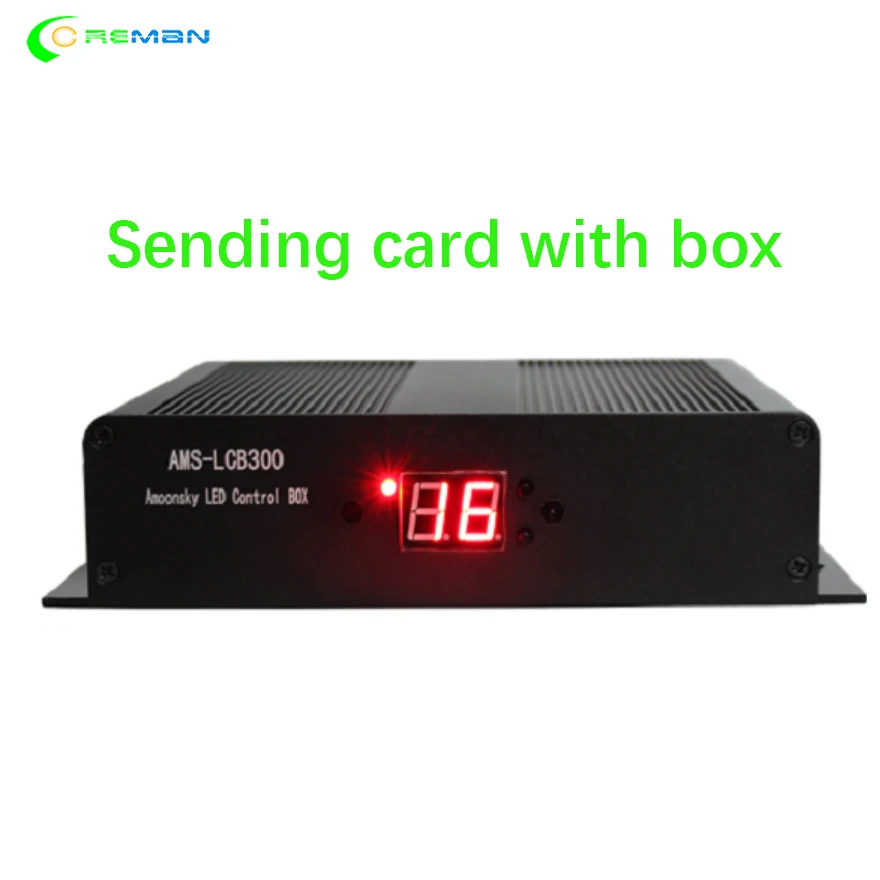 Новый дизайн LINSN отправка карточная коробка с TS802 Отправитель LCB300 для арендной