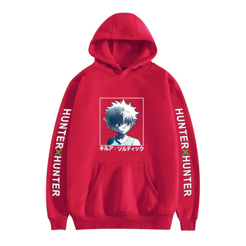 

Anime Hunter X Hunter Hoodie Men's Women's Pullover Sweatshirt Killua Zoldyck Hisoka 90s Hoodie Top Women's Hoodie XXS-4XL