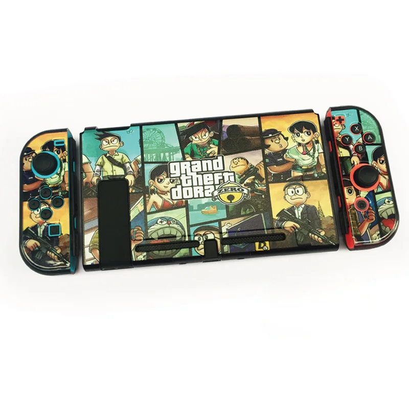 Nintendo Switch с цветным рисунком, жеская защитка закрепляемые Крышка корпуса чехол для Nintend NS консолью коммутатора& Joy-Con для Nintendo Switch - Цвет: A029