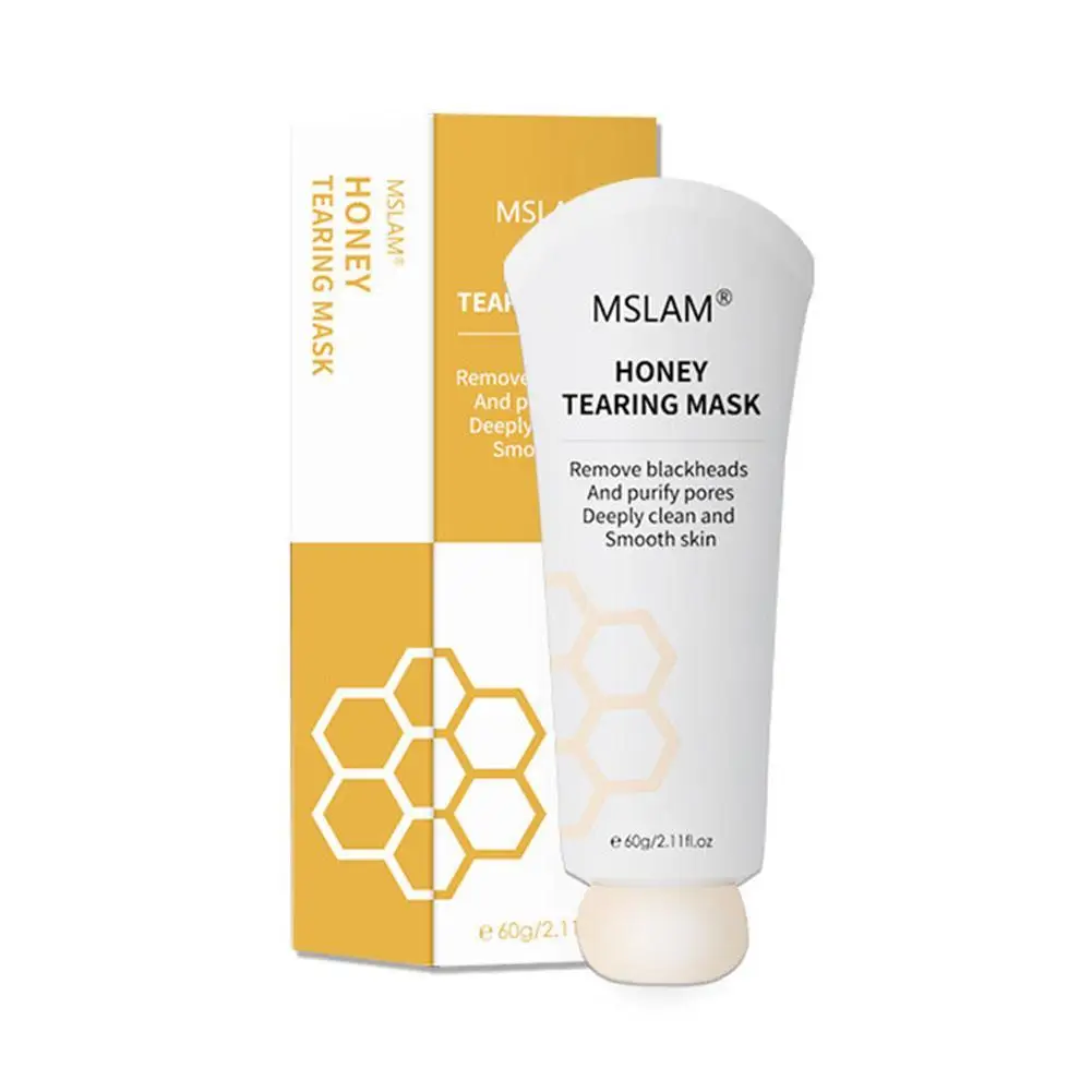 

60g Honey Mask Moisturizing Sheet Mask Anti-Aging Wrapped Replenishment Mask Liquid Skin Drop Depth Female Care Shipping B3C4