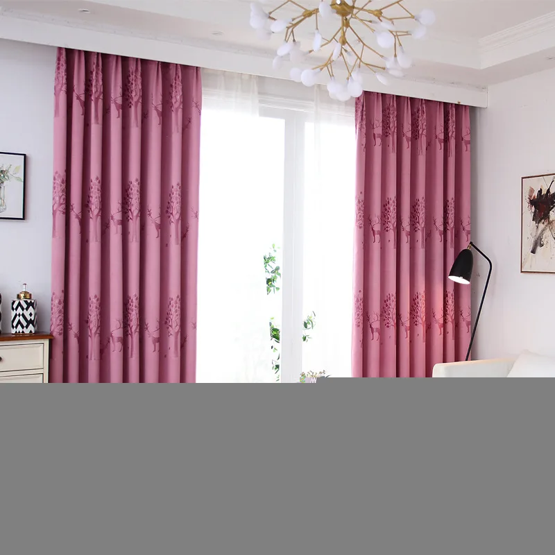 Новые скандинавские занавески для гостиной ресторана кабинета рождественские