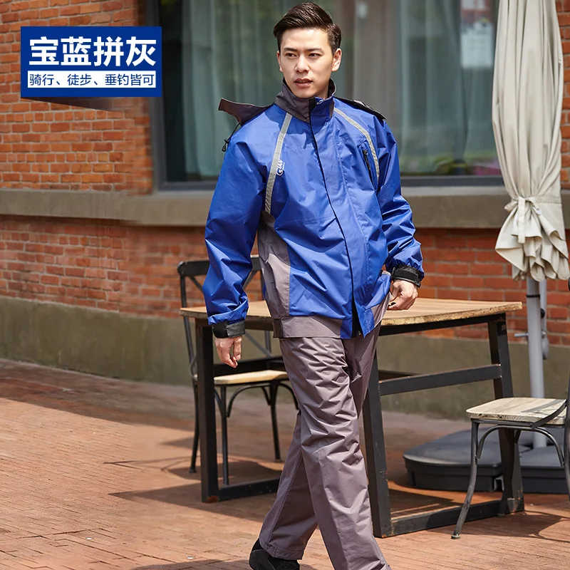 

Adult Outdoor Men Rain Coat Women Motorcycle Raincoat Rain Pants Suit Set Rain Jacket Ponchos Waterproof Hiking Impermeable Gift