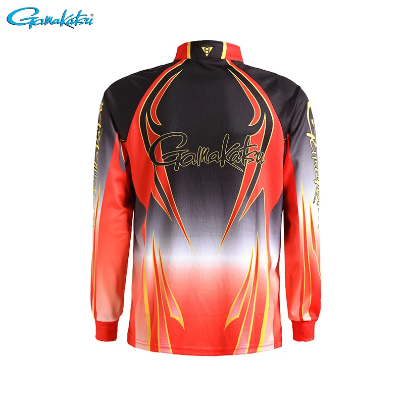 

2021 New Gamakatsu Shirts Fishing Breathable Quick-Dry Long Sleeve Golf Outdoor Fishing Comfortable Shirt Summer Fishing Jersey