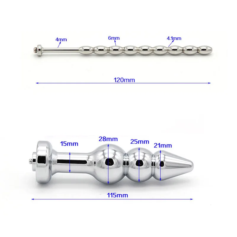 Металлическая Анальная пробка медицинский тематический набор игрушек Кольца