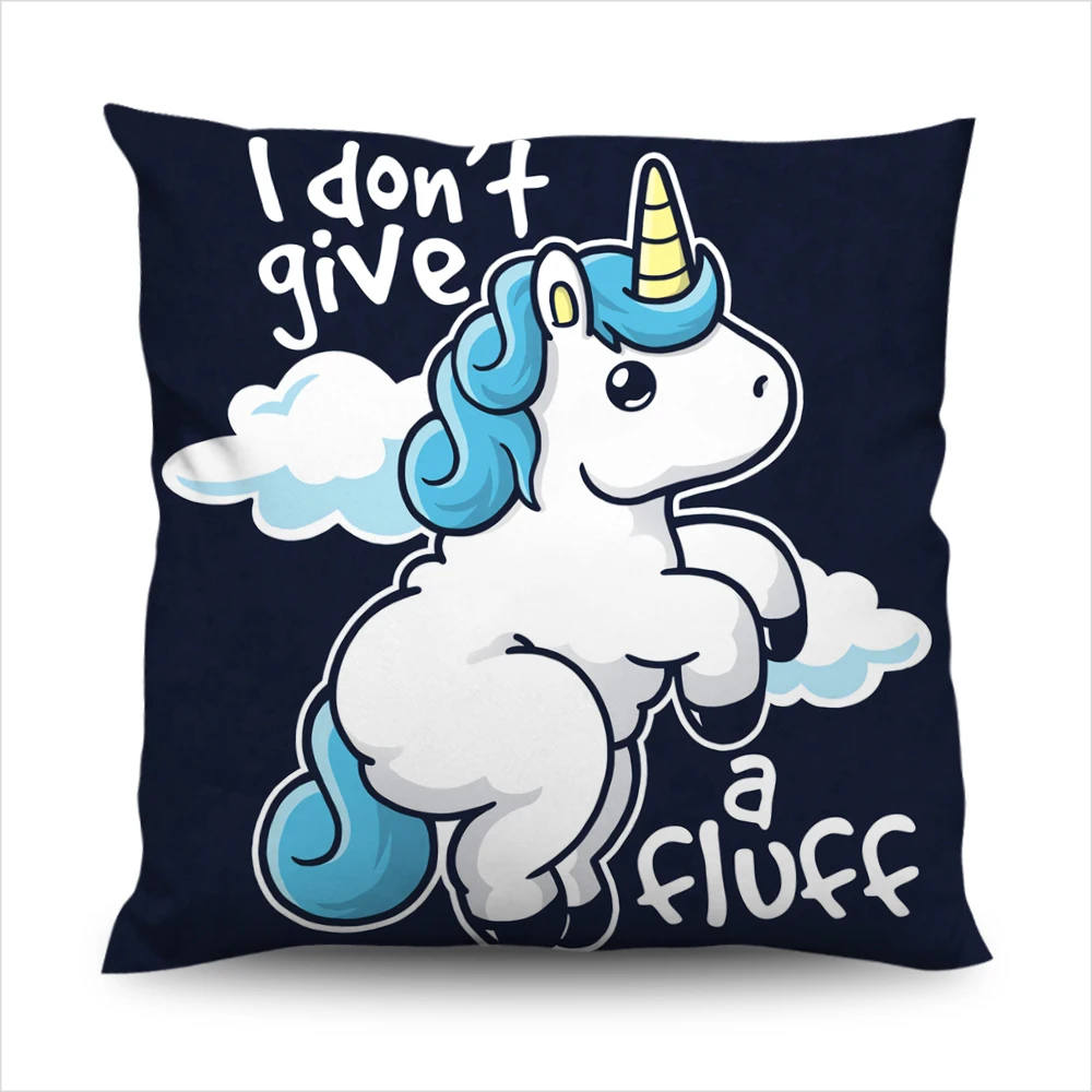 Декоративный чехол для подушки с рисунком животного наволочка 3D детское