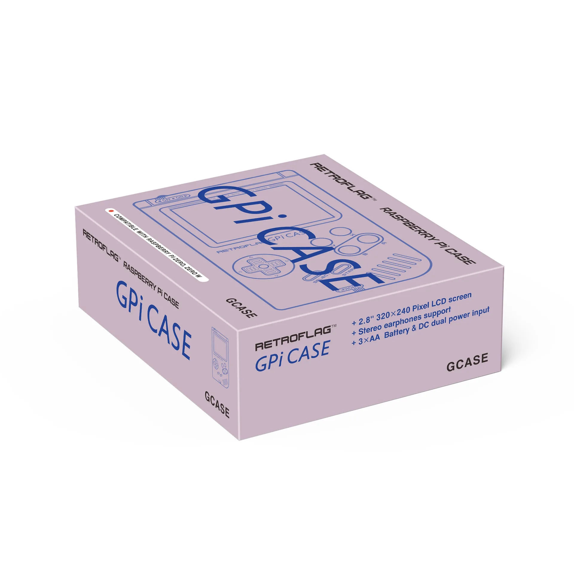 2019 чехол Retroflag GPi для Raspberry Pi Zero или W с безопасным отключением игровая консоль GPI