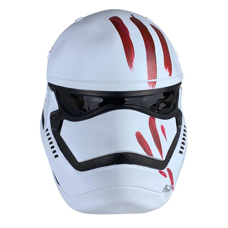 

Helmet The Rise of Skywalker Mandalorian Cosplay Sith Trooper Red Helmet Halloween Mask Latex PVC Masks