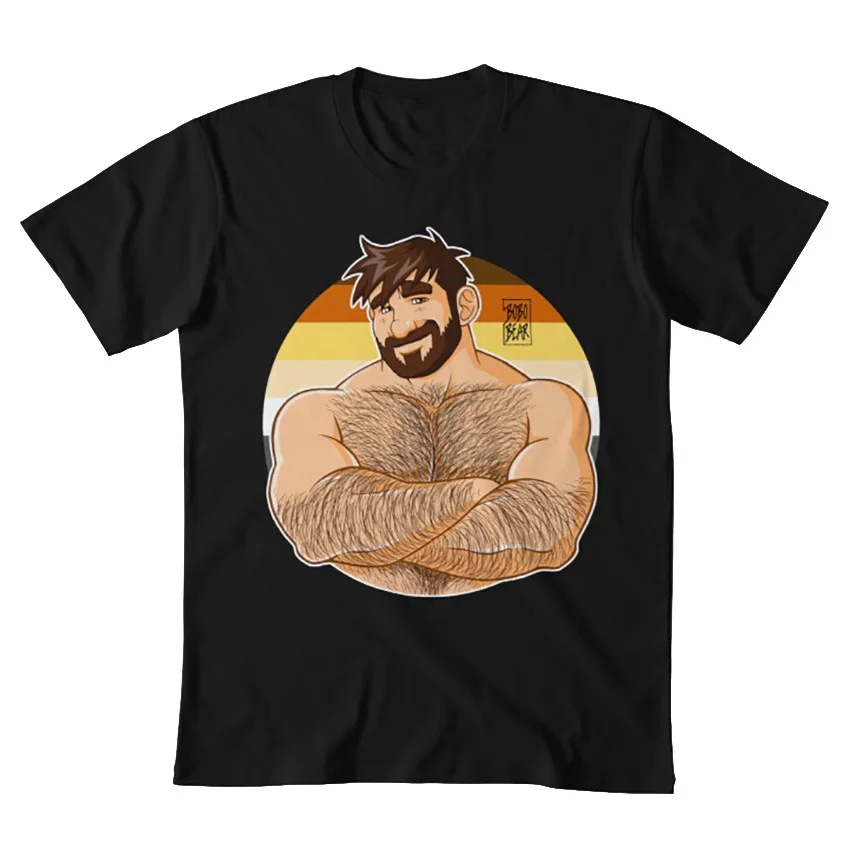 Футболка с изображением Адама любит перекрещивание рук-медведей bobobear bobobearart bobo