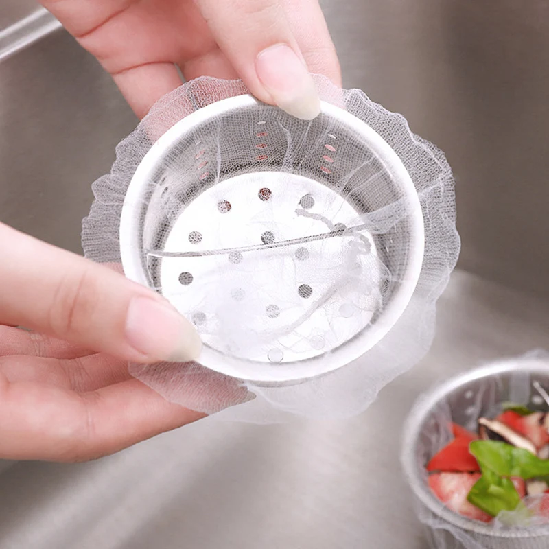 

Kitchen Sink Strainer Filter Screen Bag Garbage Sewer Net Portable for Bathroom HK3