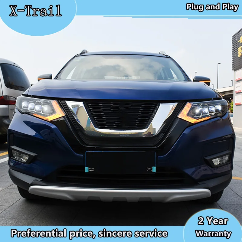 Автомобильный Стайлинг для Nissan X Trail головной светильник s 2017 2019 x след Ниссана