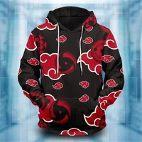 japan anime red cloud 3d print hoodie black harajuku hoodies casual tracksuit cool tops teen clothing
