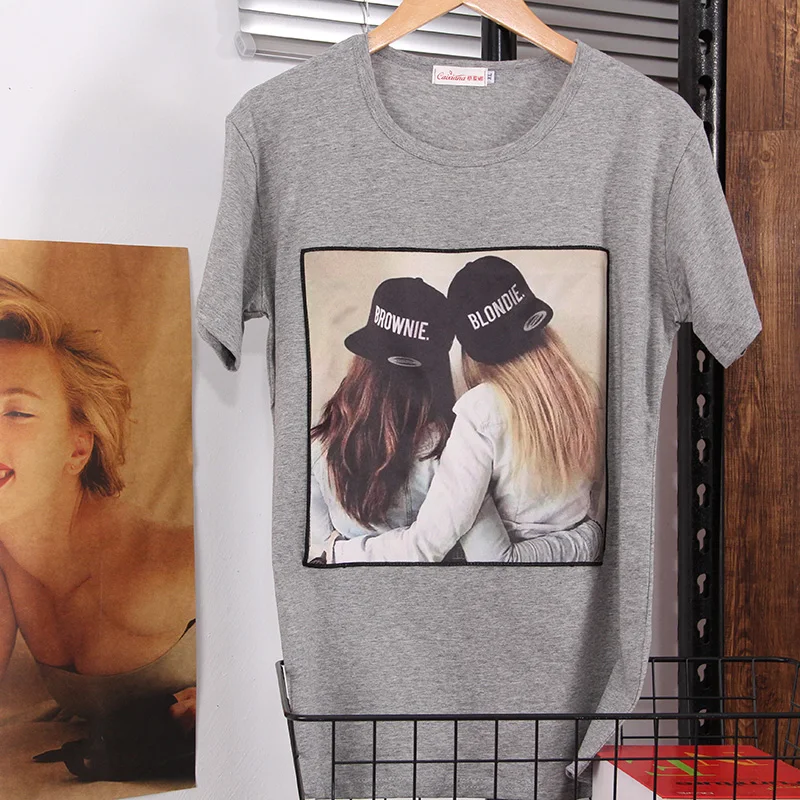 

Camiseta Mujer T Shirts Women 2020 Harajuku T-shirts Casual Plus Size Tops Tees Female Summer Loose S-5XL Printed T-shirt T038