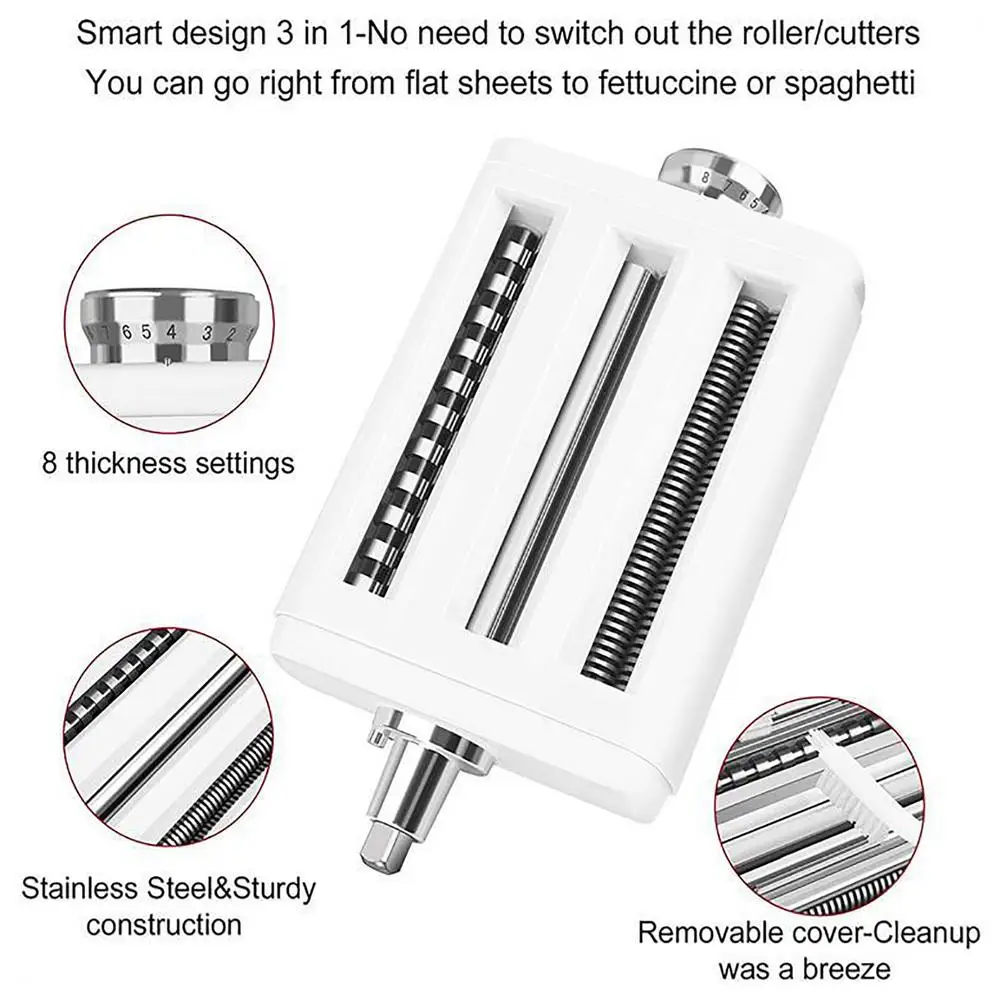 3 в 1 для изготовления макарон комплект насадок Нержавеющая сталь спагетти лапша