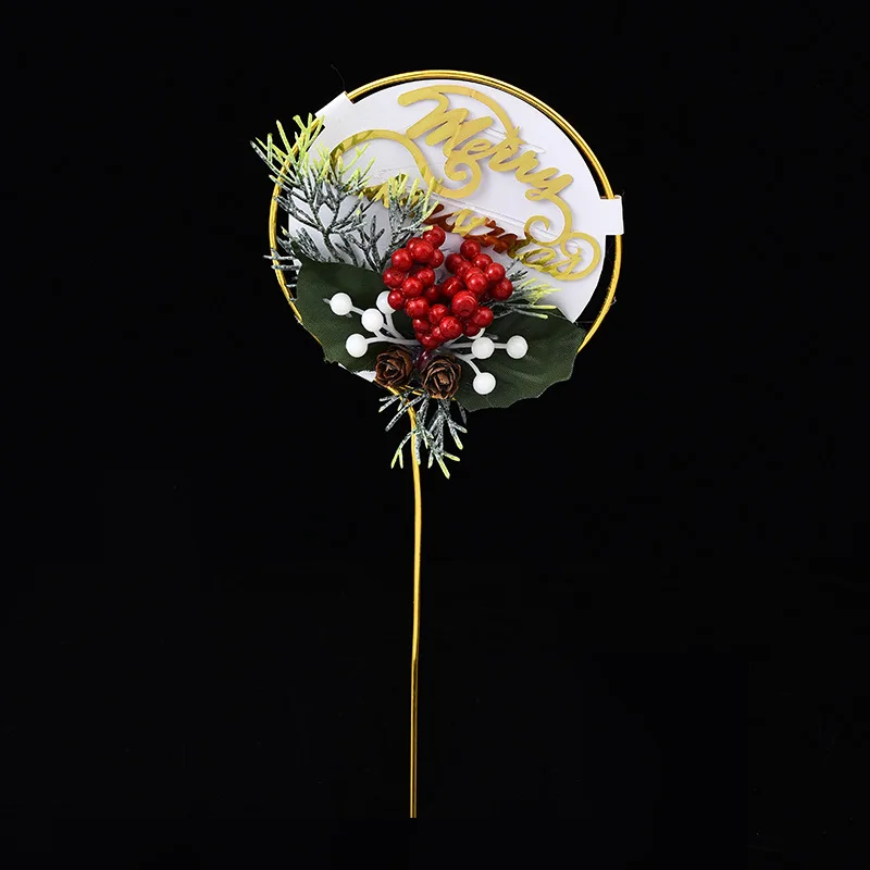 

1Pcs Happy Birthday Cake Topper Decoration Flower Feather Women Girl Birthday Dessert Decor Cake Decorating Tools