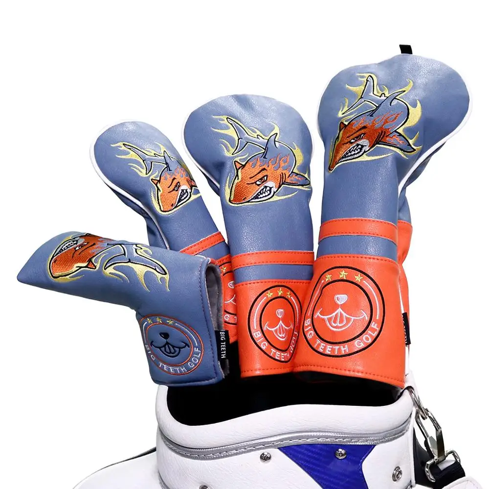 Чехлы для гольфа гибридные клюшки водителя Fairway Защитные чехлы клюшек акулы