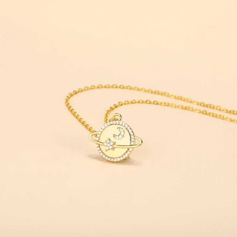 

Модное минималистичное блестящее ожерелье со звездой и лучшим другом, цепочка до ключиц, солнцезащитные ожерелья для женщин, ювелирные изд...