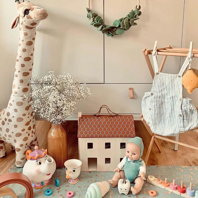 67 см большой Размеры прекрасный моделирования в виде жирафа плюшевые игрушки