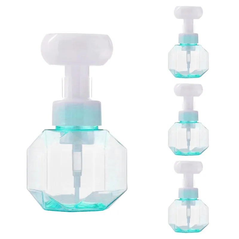 

2021 NEW 300ml Flower Foaming Bottle Flower-Shaped Bubble Hand Facial Foam Sub-Bottle Separate Bottling Face Washing 2021 NEW