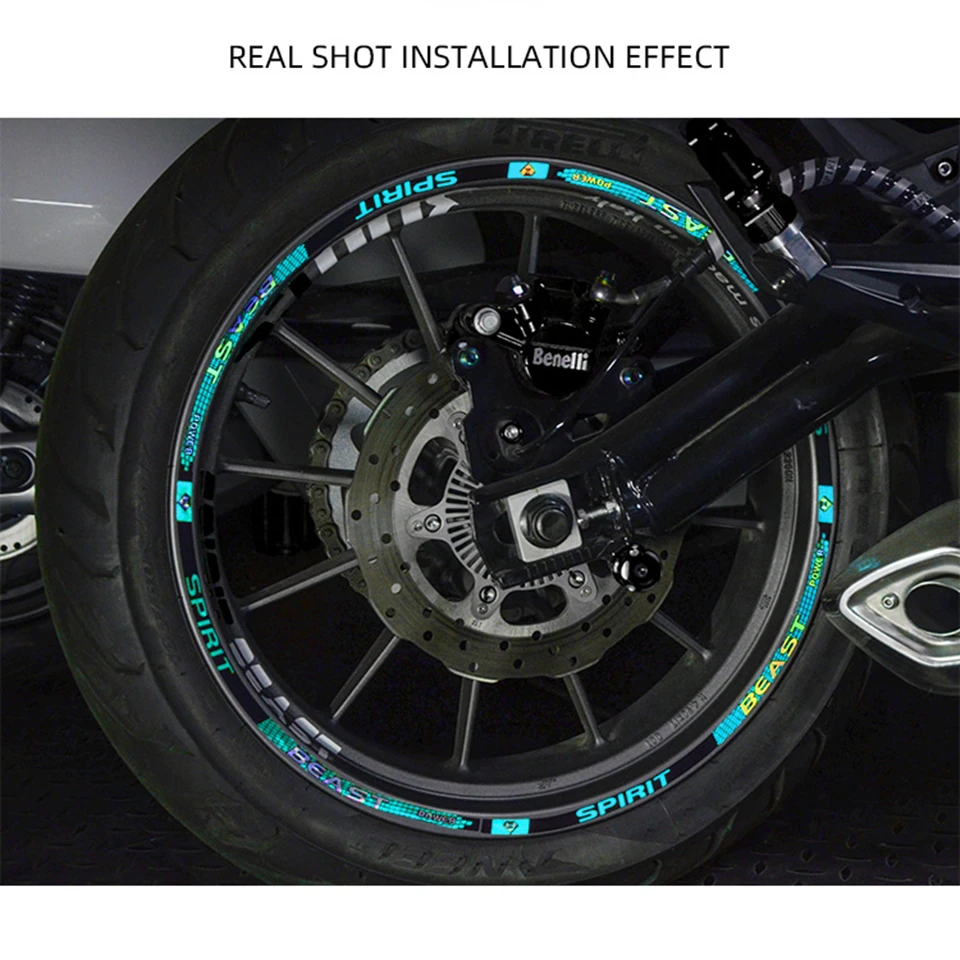 Spirit Beast универсальные наклейки на колеса мотоцикла декоративный электрический