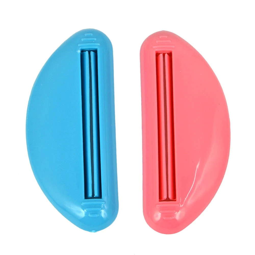 

2pcs Multi-Purpose Dispenser Squeeze Tube Squeezer Easy Toothpaste Dispense Facial Cleanser Tool Bathroom Accessories