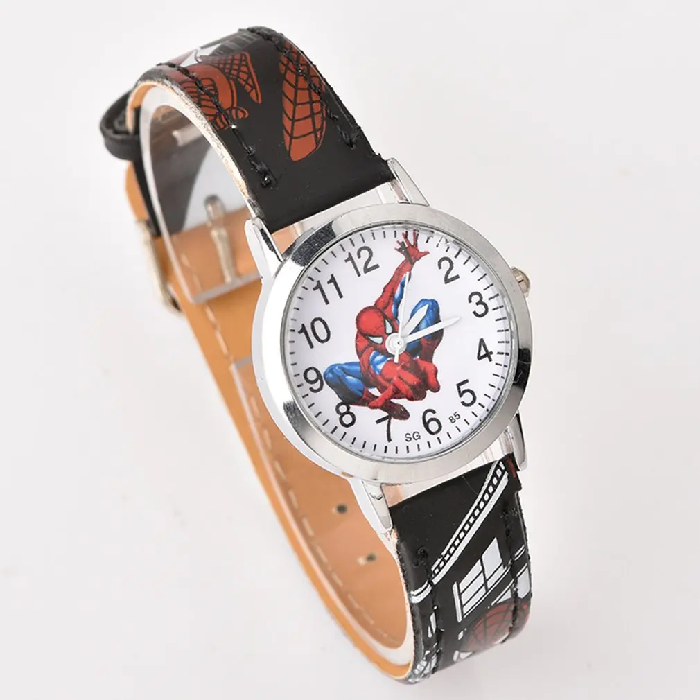 Fashion Children Watch Round Dial Kids Watches Girls Boys Leather Watches Clock Quartz Wristwatch for Dropshipping