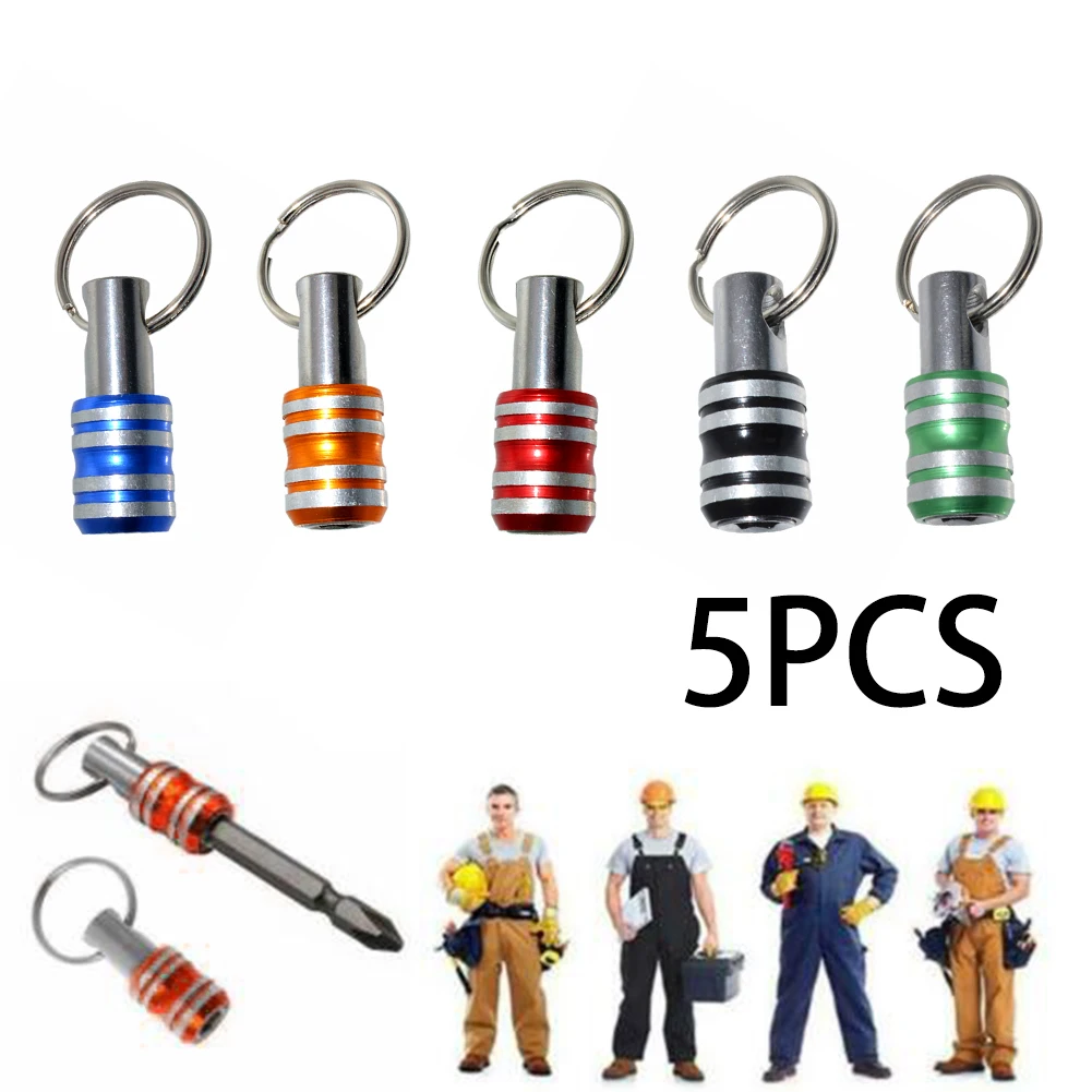 

5pcs Screwdriver Bit Holder Bit Set Stainless steel 35x6.35mm Portable