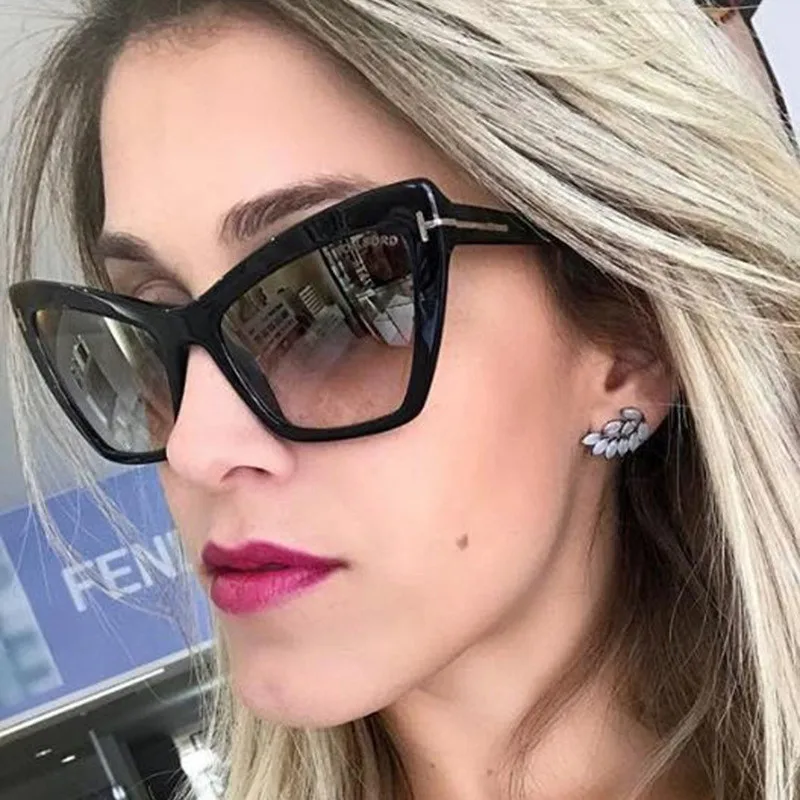 

Sunglass Cat's eye sunglasses women fashion new sexy 2020 vintage master design brand sunglases luxury okulary zonnebril dames