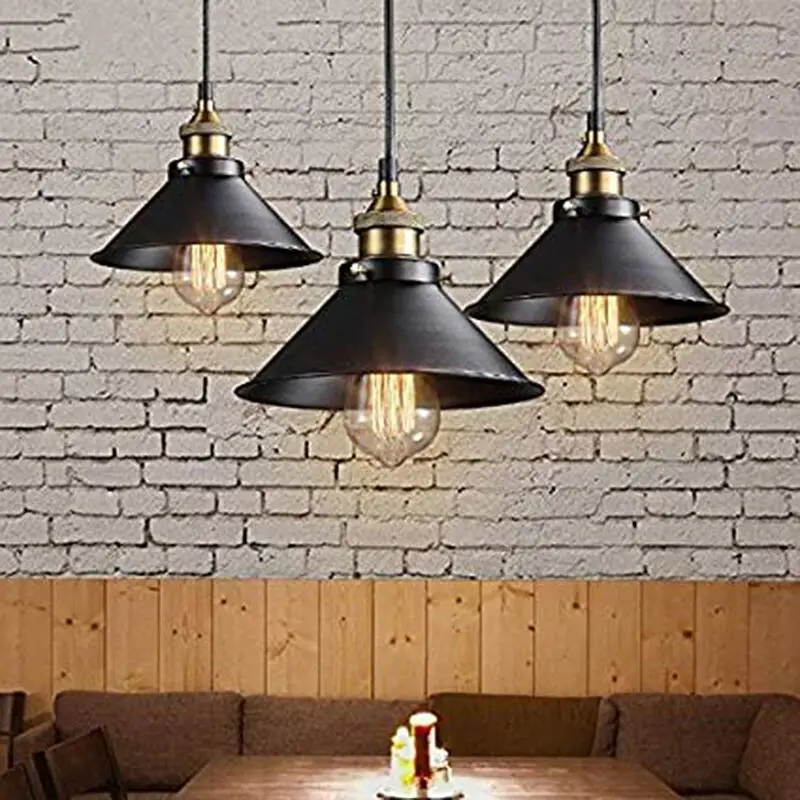 

Vintage Fixture Ceiling Lamp Retro Iron Retro Pendant Light Industrial Chandelie