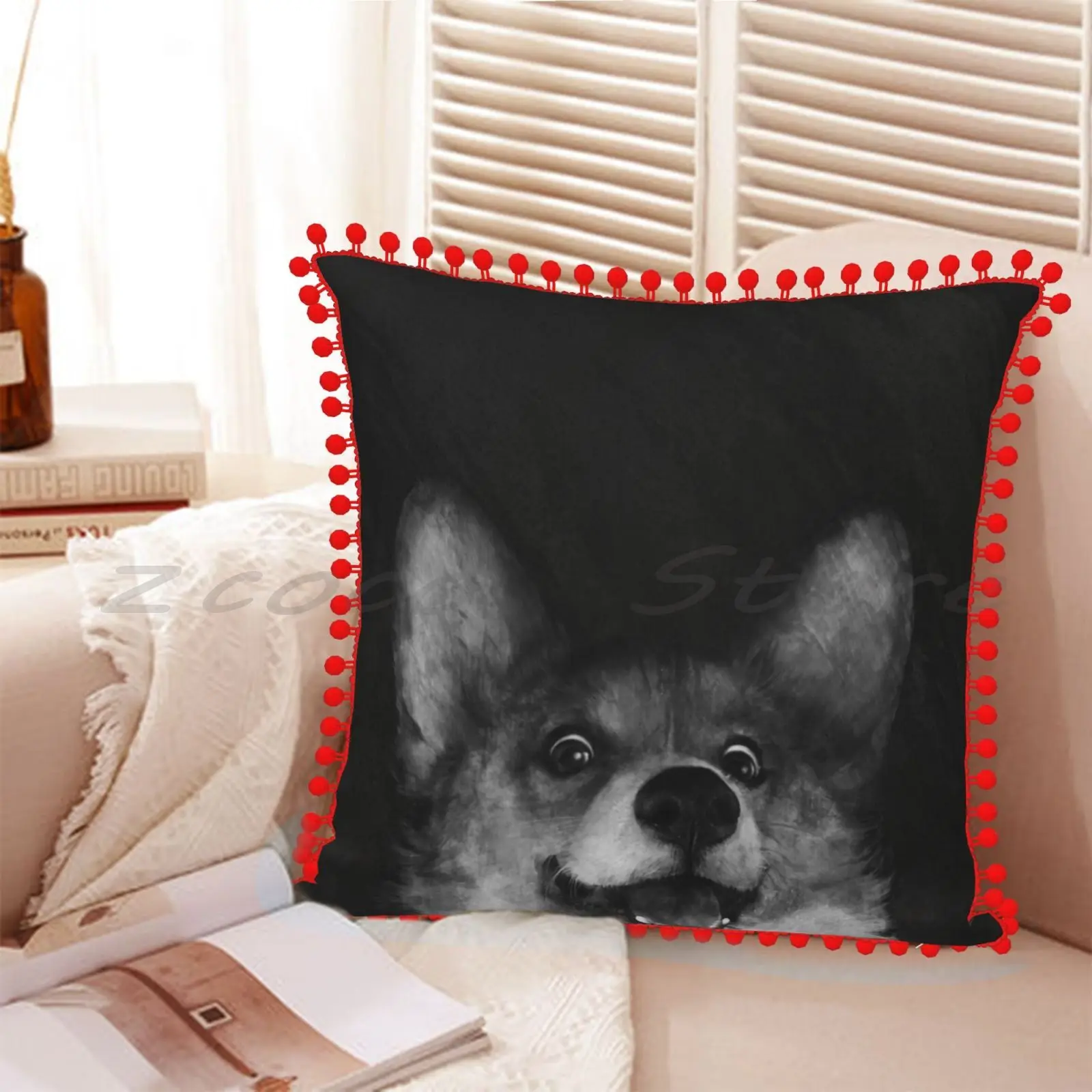 Наволочка для подушки в виде колбасы с надписью хлопковая льняная плюшевая