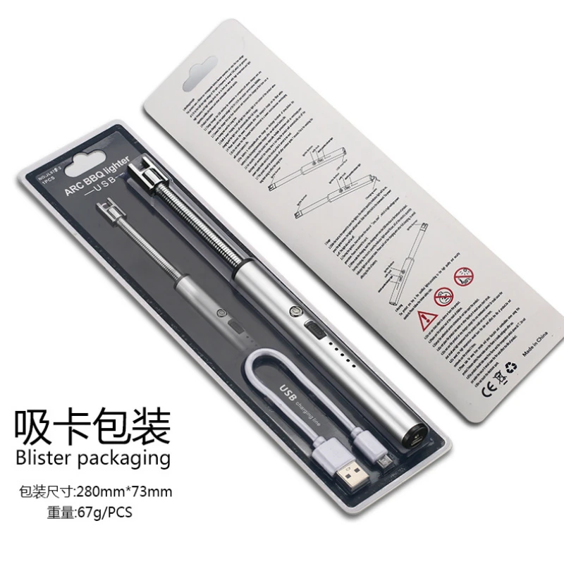 Новая зажигалка для барбекю с USB зарядкой фонарь шлангов электрическая