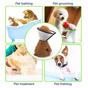 Pets Anti-Bite Loop Anti-Scratch Bib Protective Cover Dog Cat Gadgets Pet Headgear Mouth Cover Pet Health Products Pet Supplies 10 item image
