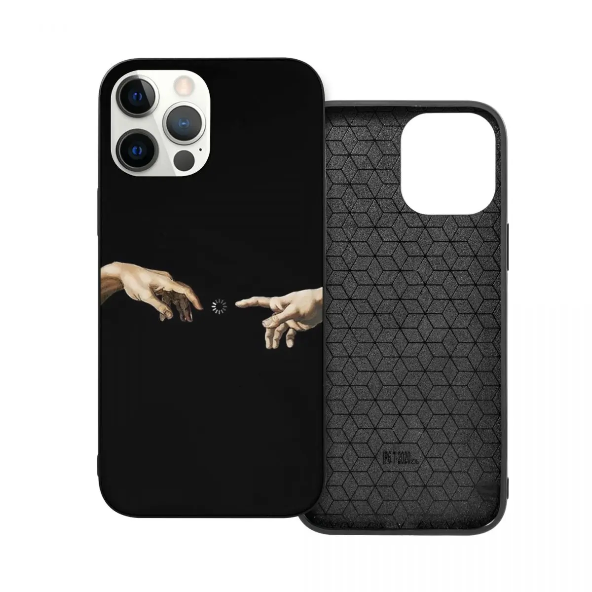 

Art Inspired PC Glass TPU Phone Bumper for iPhone 13 12 11 Xs Xr X Pro Max Mini 7 8 Se2 Plus 6 6S