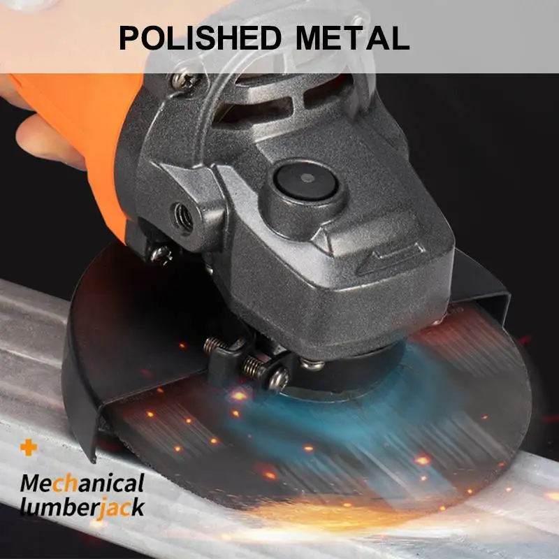 

125mm Brushless Electric Angle Grinder Cordless Wood Metal Grinding Machine Polisher For 18V Makita Battery