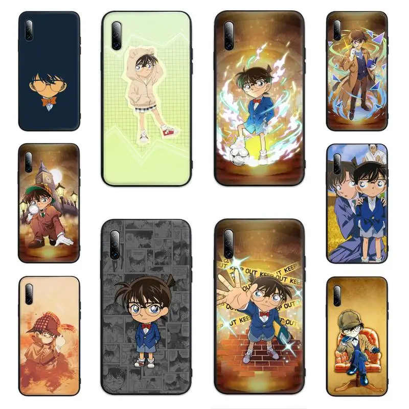 

Detective Conan Phone Case For Huawei Y5 Y6 Y7 Y8 Y9 Nova 4 5 6 7 Pro Se Soft Back Cover