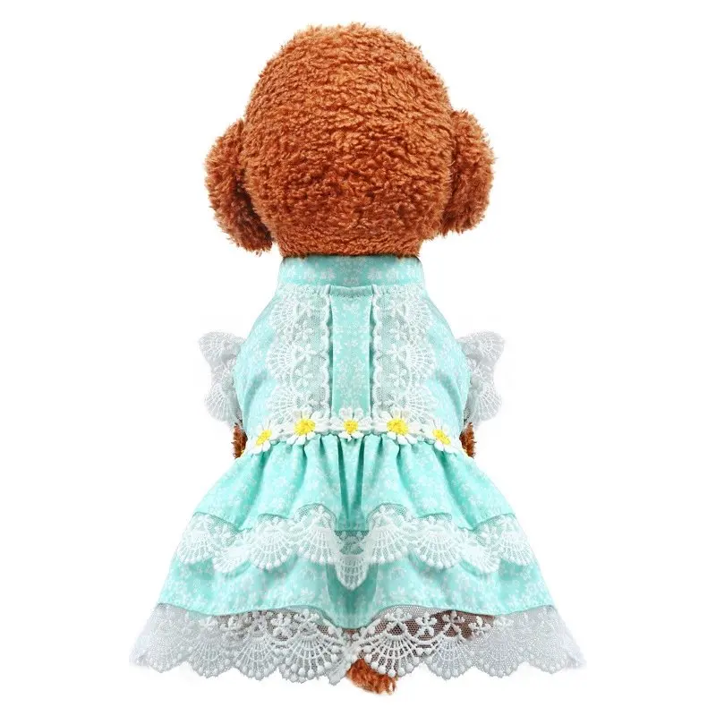 

New Dog Dress Thin Comfortable Skirt Spring Summer Dog Clothes Puppy Costume Pets Pets Outfits for Small Dog Party Princess